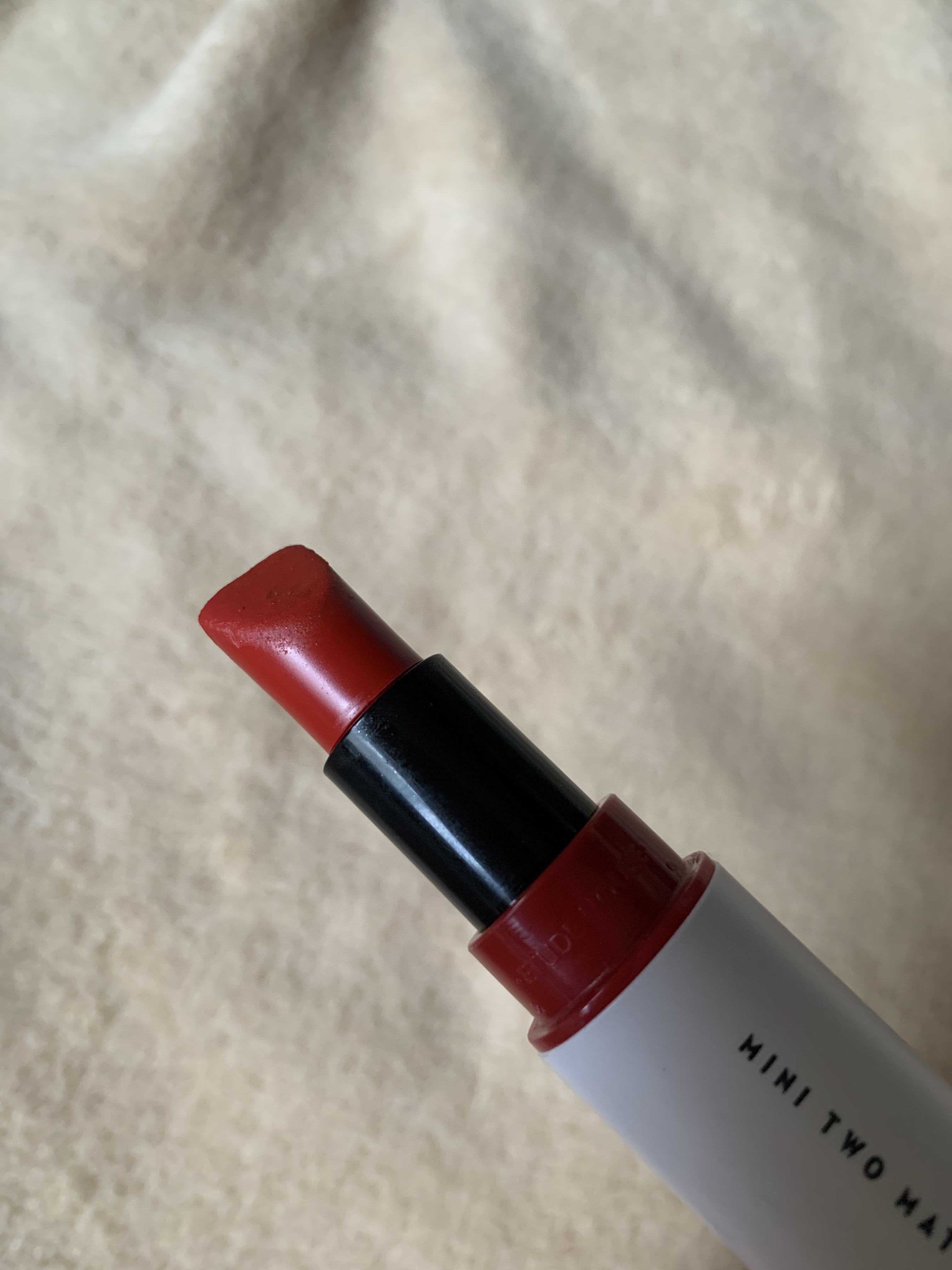 ミニトゥーマッチ OR202 スノーコーラル/ETUDE/口紅を使ったクチコミ（2枚目）