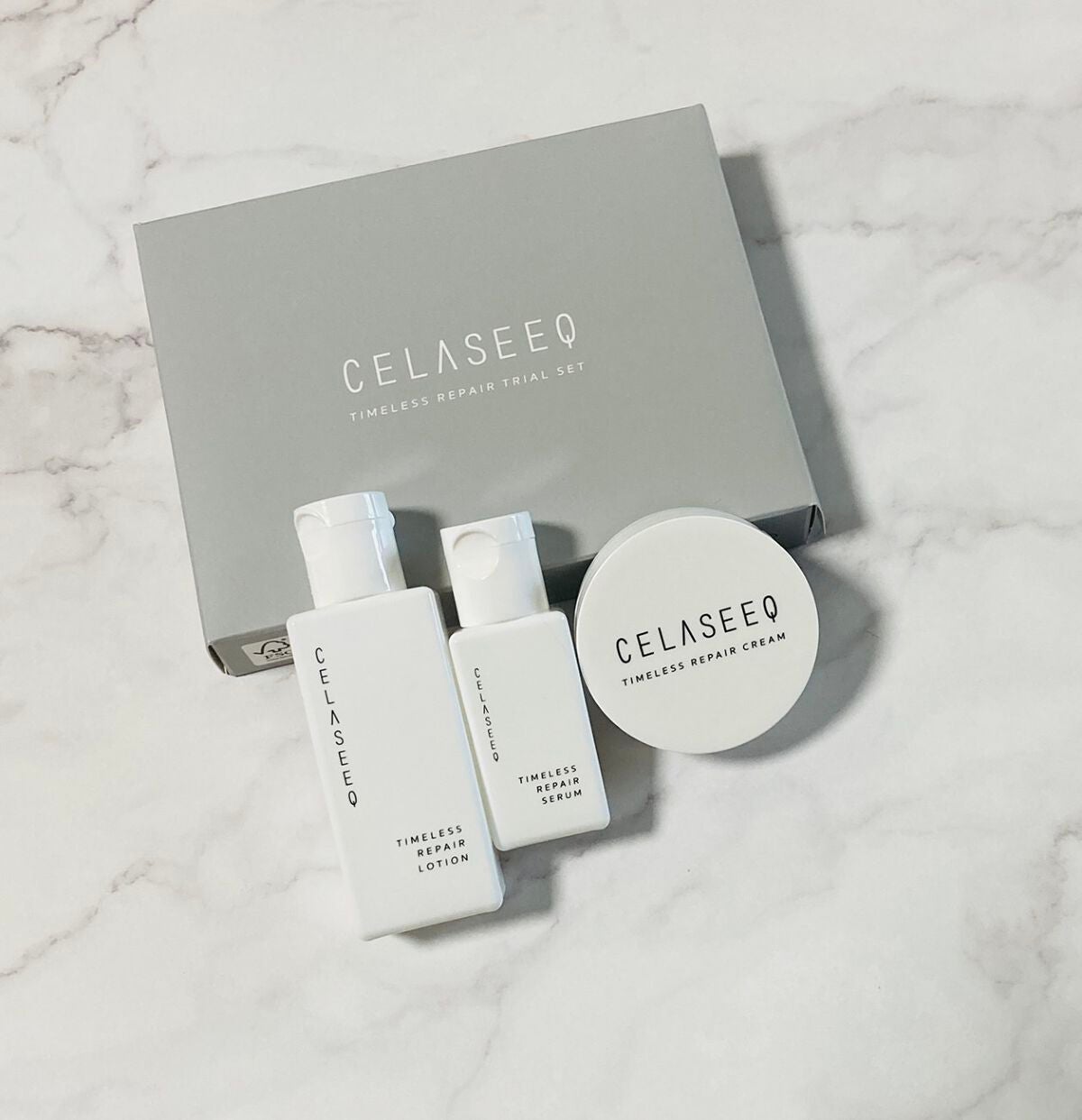タイムレスリペア 未来肌おためしセット/CELASEEQ/スキンケアキットを使ったクチコミ(1枚目)