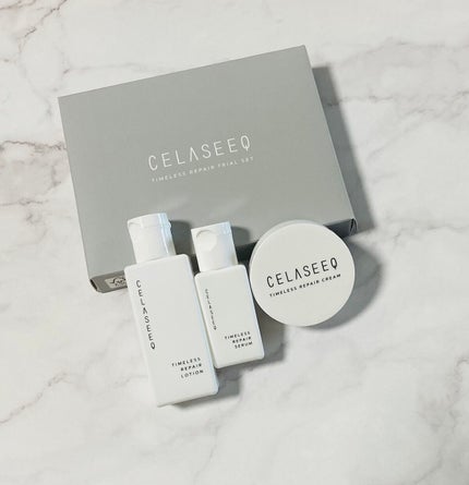 タイムレスリペア 未来肌おためしセット/CELASEEQ/スキンケアキットを使ったクチコミ(1枚目)