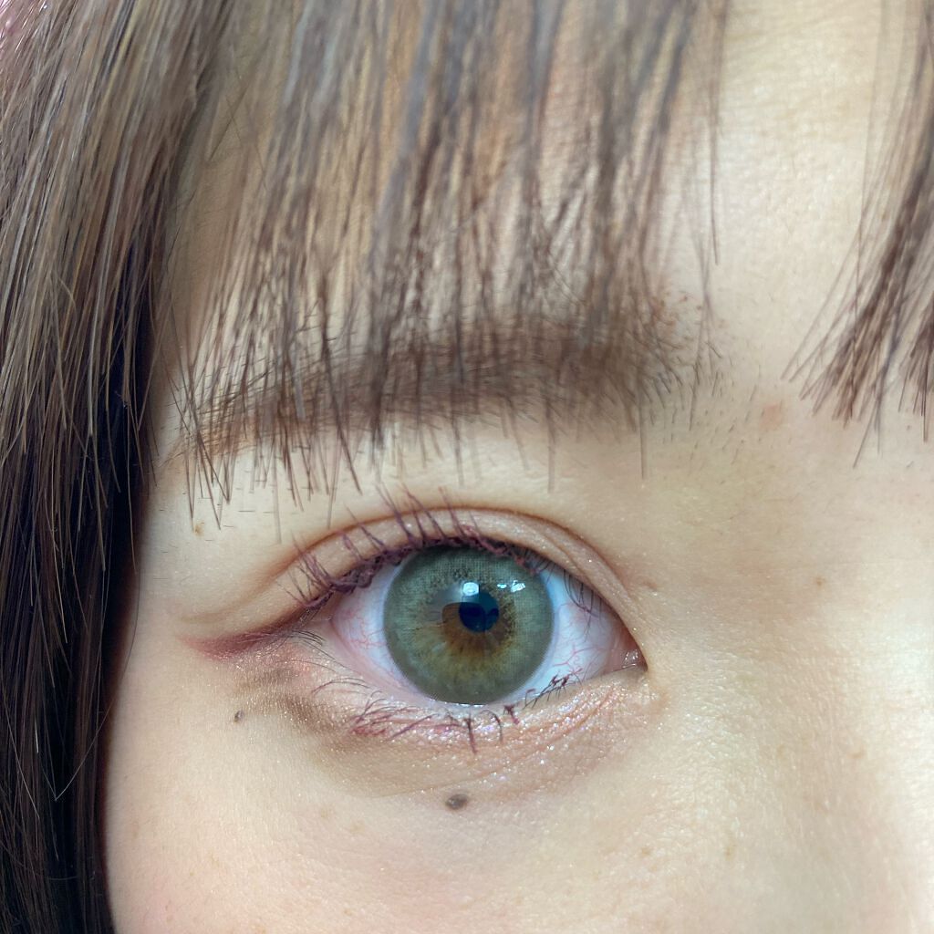 Flurry by colors 1day ハーフアッシュグリーン(アルパカベイビー)/Flurry by colors/ワンデー（１DAY）カラコンを使ったクチコミ（2枚目）