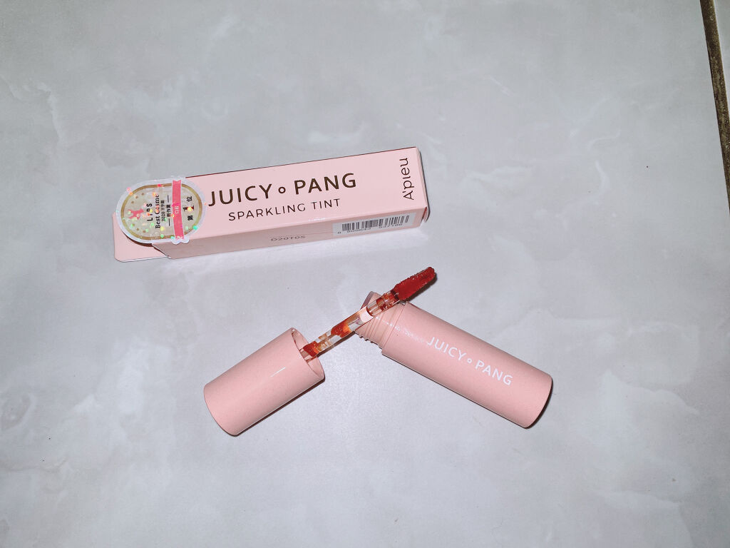 アピュー ジューシーパン スパークリングティント/A’pieu/口紅を使ったクチコミ（1枚目）