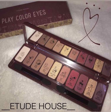 ・etudehouse プレイカラーアイズ ワインパーティー  ¥2700
・
#映えコスメ 
#はじめての投稿