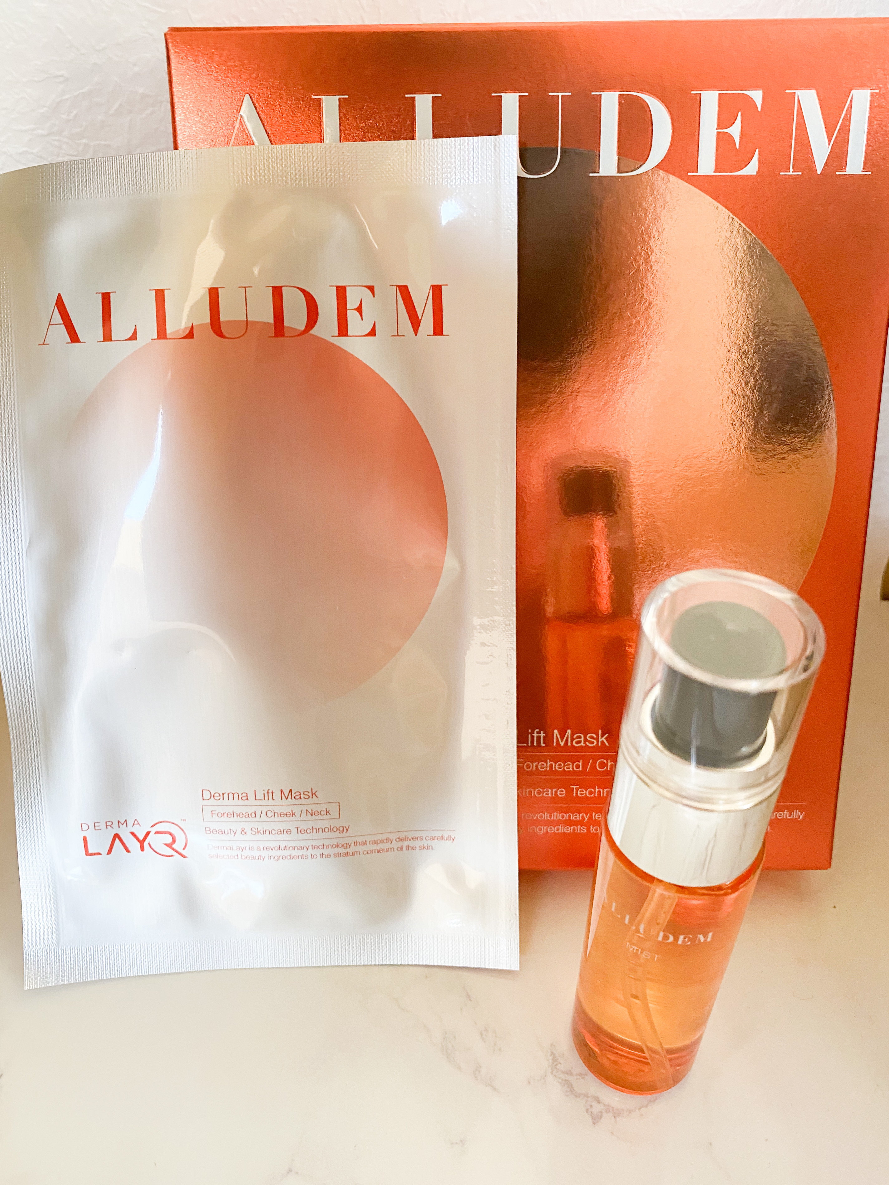 Derma Lift Mask/ALLUDEM/スキンケアキットを使ったクチコミ（3枚目）