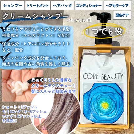 モイストケアミルク/CORE BEAUTY/アウトバストリートメントを使ったクチコミ(3枚目)