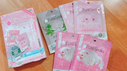 プレミアムセラムマスク ボックス 桜のマスクセット/Pure Smile/シートマスク・パックを使ったクチコミ(1枚目)