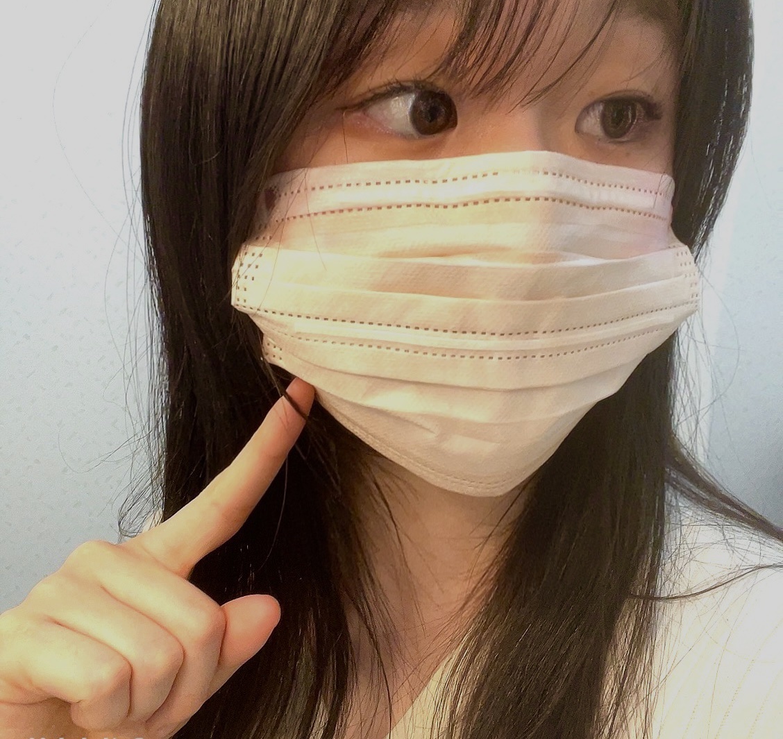 ダブルワイヤーマスク/DAISO/マスクを使ったクチコミ（2枚目）