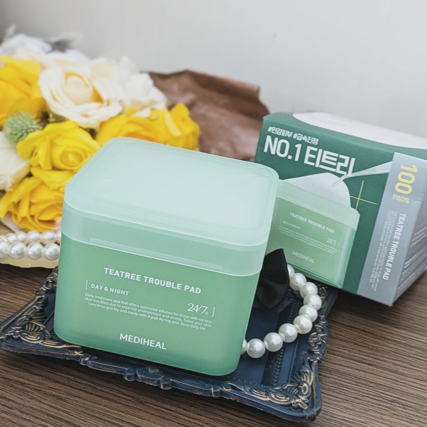 ティーツリーケアソリューション アンプルマスクJEX/MEDIHEAL/シートマスク・パックを使ったクチコミ(2枚目)