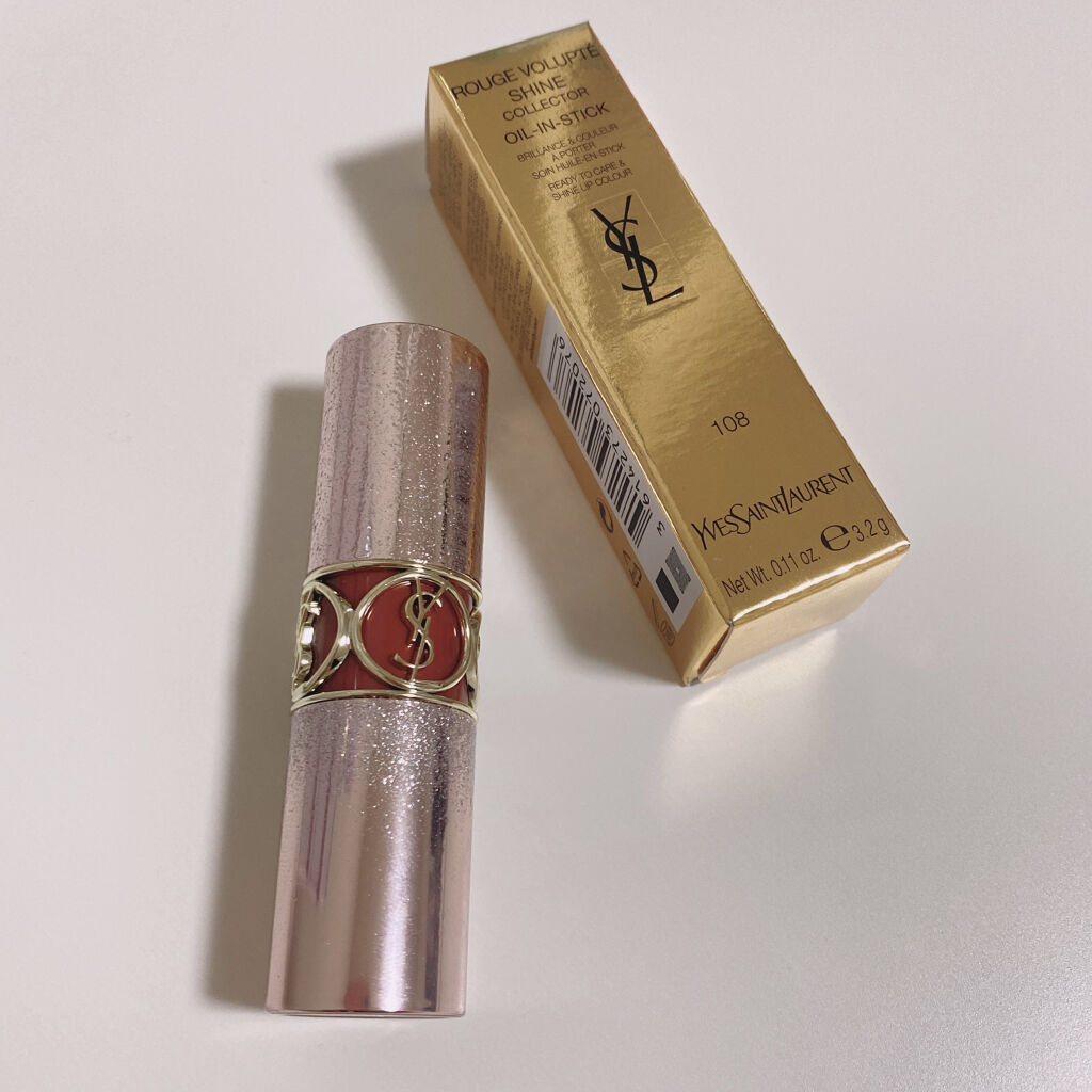 ルージュ ヴォリュプテ シャイン/YVES SAINT LAURENT BEAUTE/口紅を使ったクチコミ（1枚目）