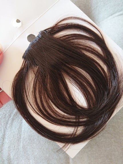 前髪ウィッグ/DAISO/ヘアアクセサリーを使ったクチコミ(3枚目)