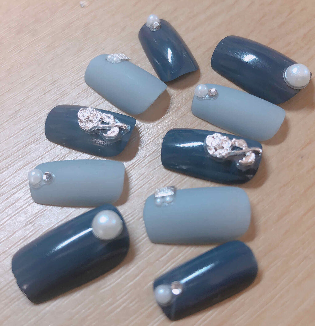 しずくネイルシール/キャンドゥ/ネイルシールを使ったクチコミ（1枚目）