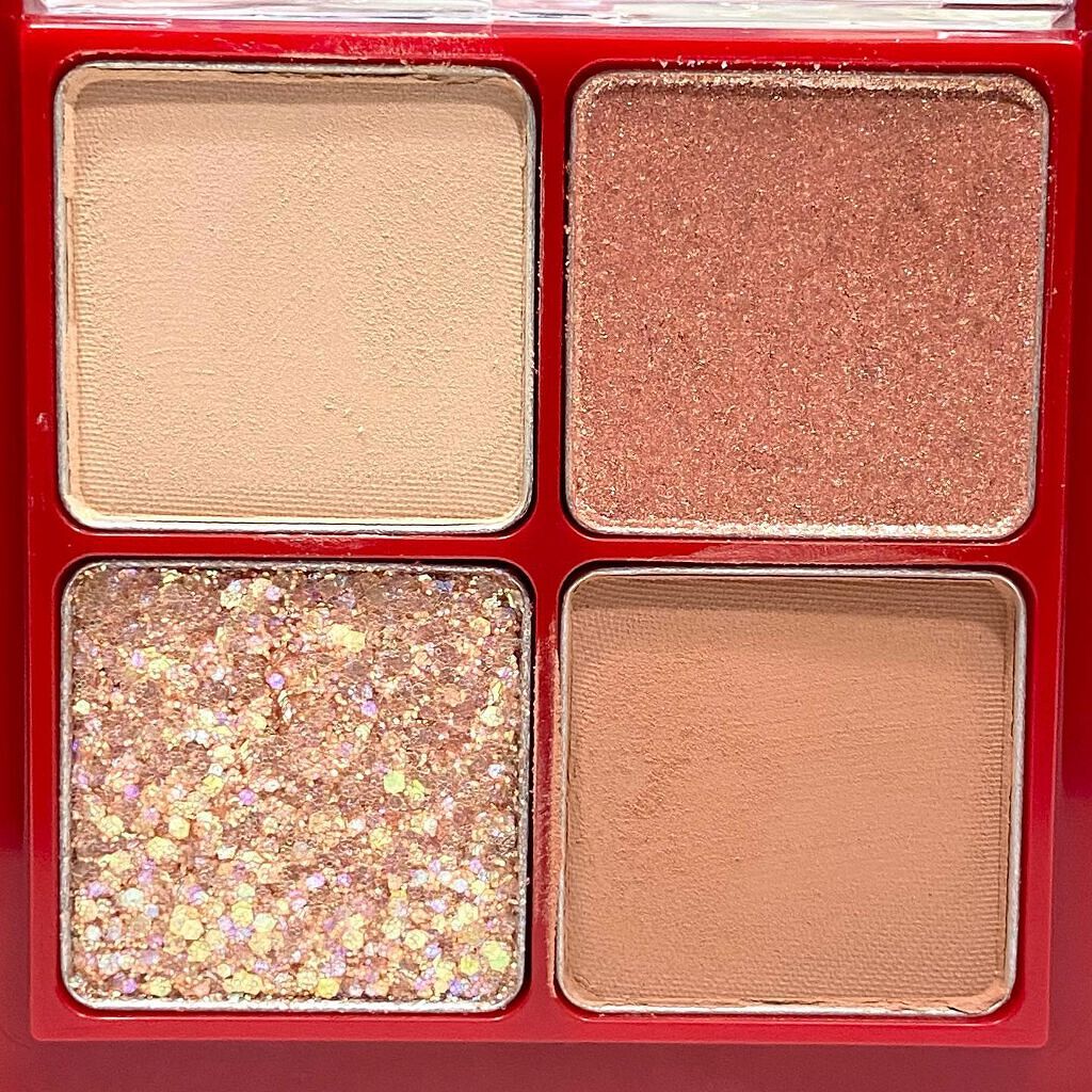 エアリー トゥインクル アイパレット 2021 Green Holidays Edition/innisfree/アイシャドウパレットを使ったクチコミ(2枚目)