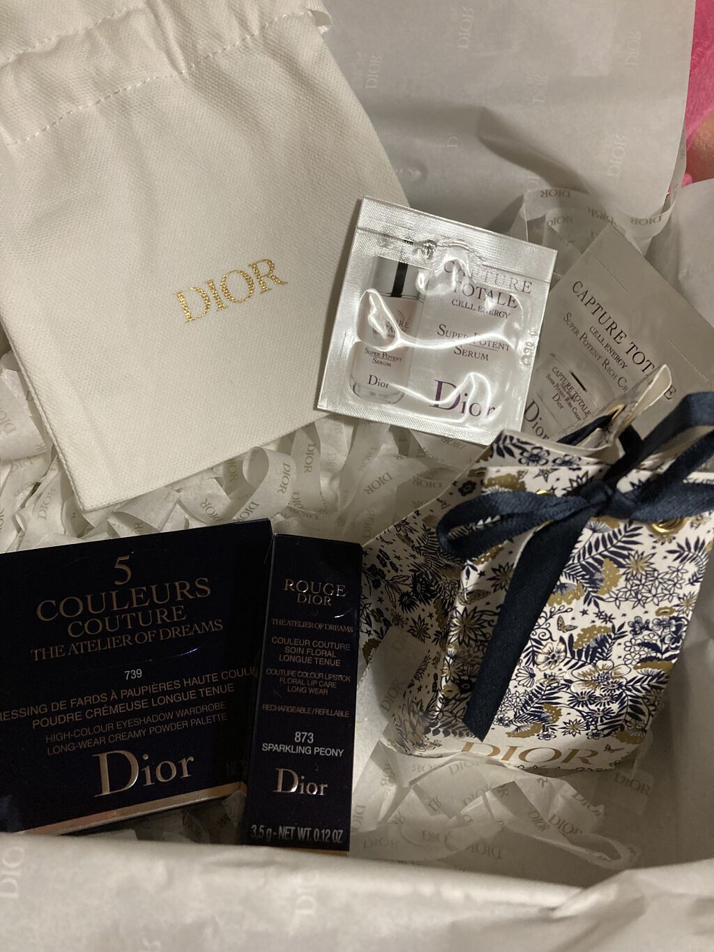 ルージュ ディオール 〈アトリエ オブ ドリームズ〉 873 スパークリング ピオニー メタリック/Dior/口紅を使ったクチコミ（2枚目）