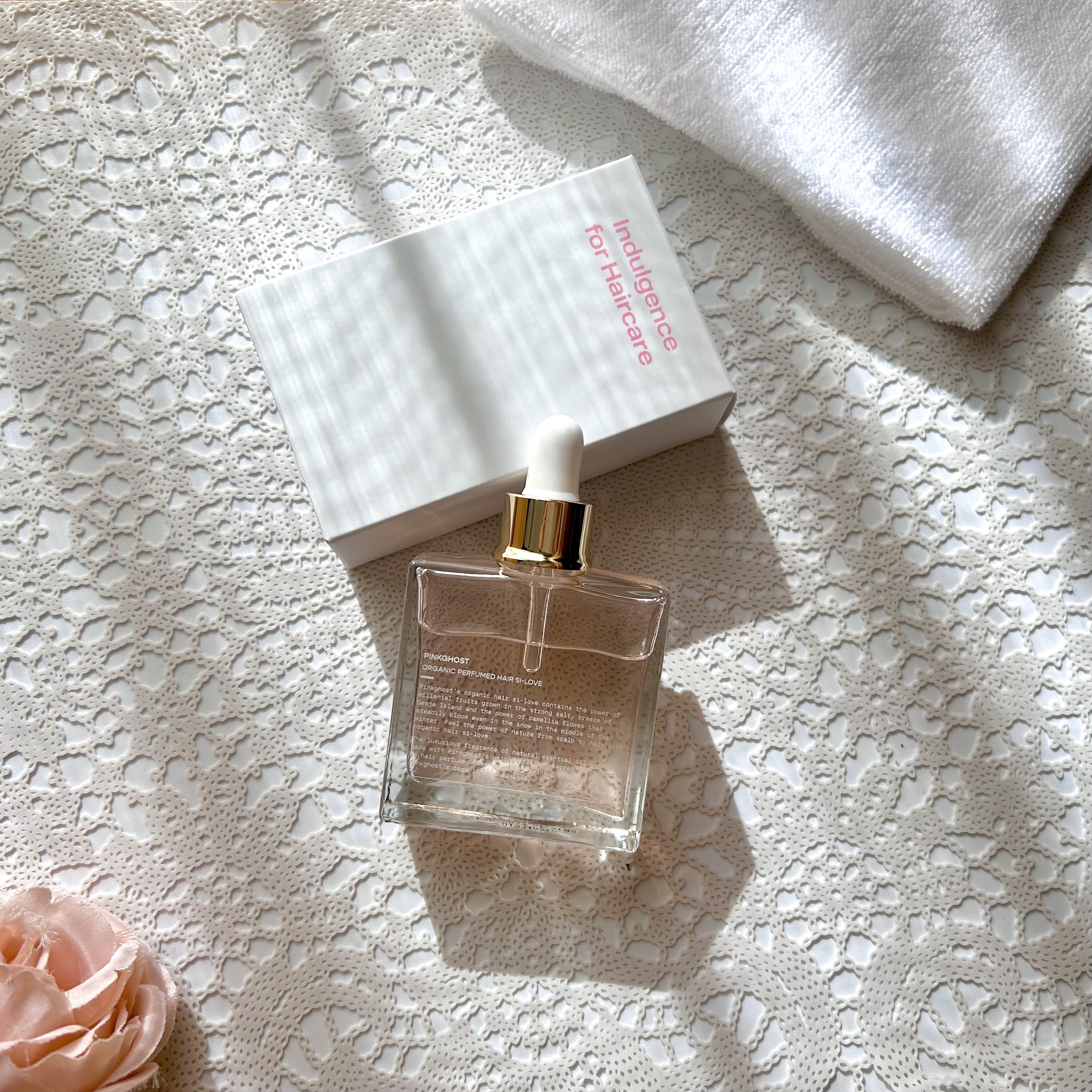 スノーホワイト/PINKGHOST/ヘアオイルを使ったクチコミ（1枚目）