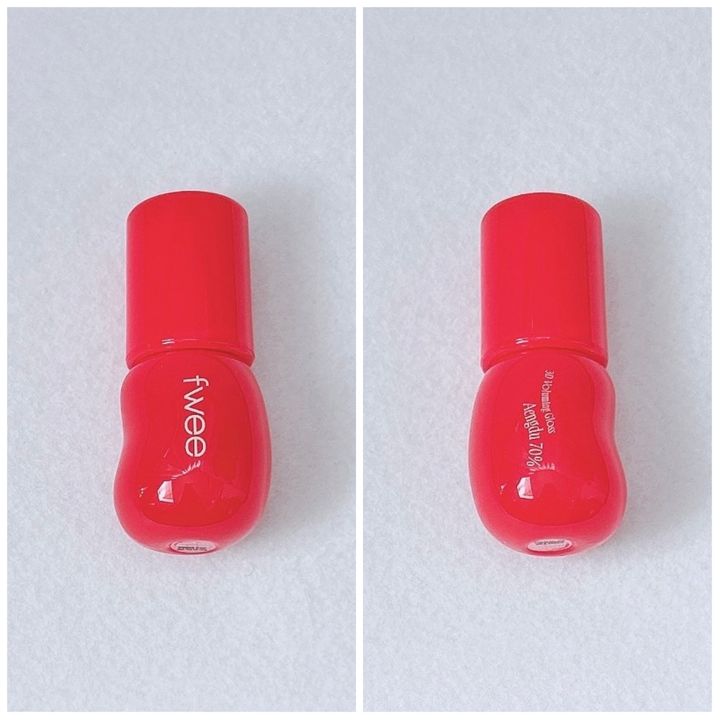 フィー 3Dボリューミンググロス/fwee/リップグロスを使ったクチコミ（2枚目）