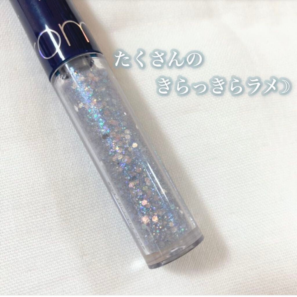 リキッド グリッター シャドウ/rom&nd/グリッターを使ったクチコミ(3枚目)