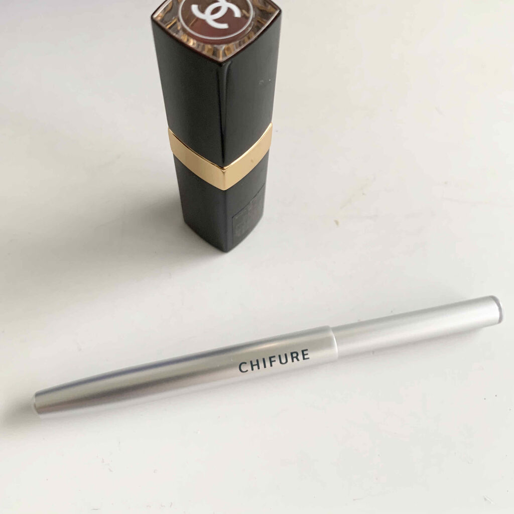 リップ ブラシ（携帯用）/ちふれ/メイクブラシを使ったクチコミ（3枚目）