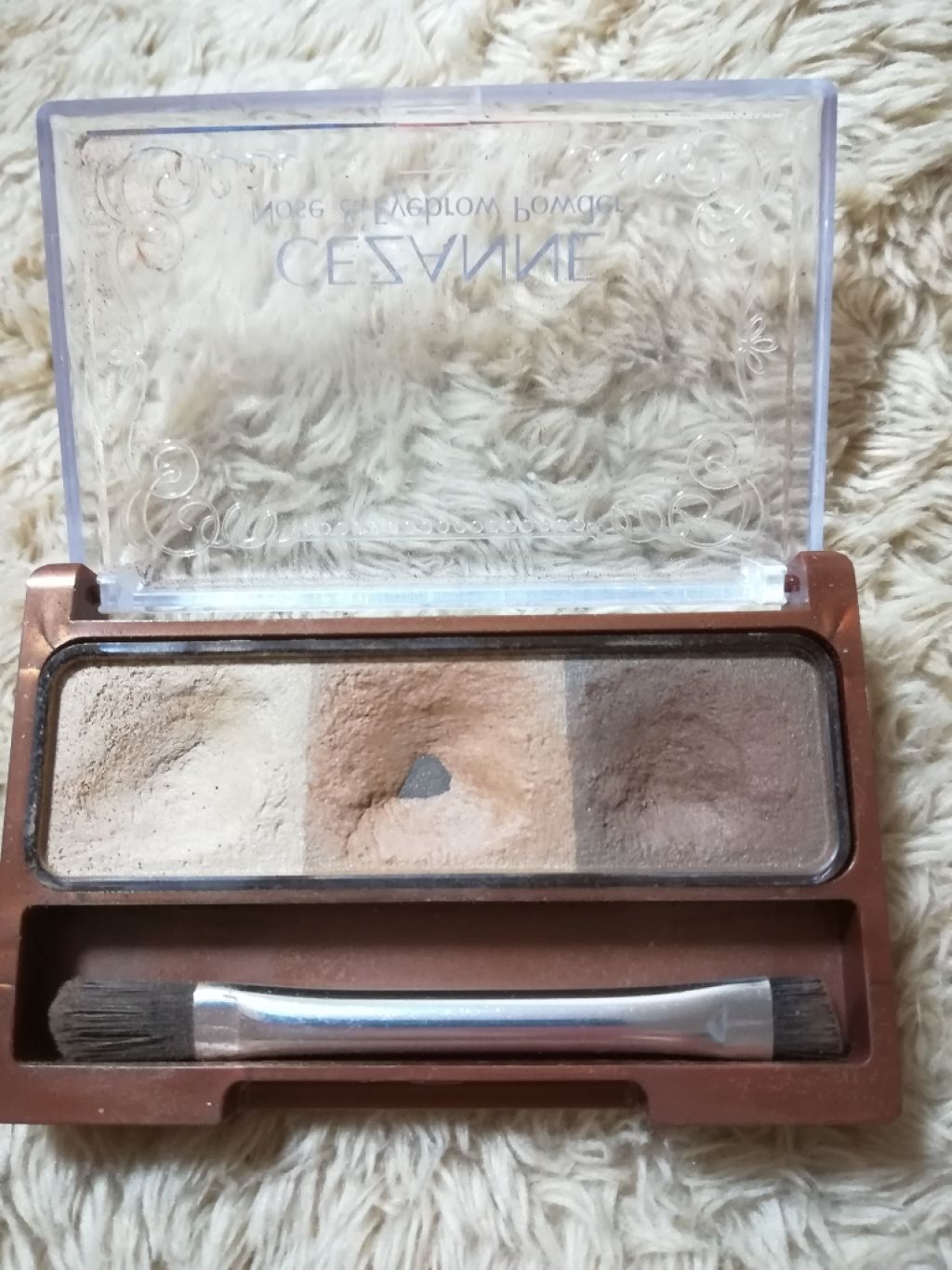 ノーズ&アイブロウパウダー/CEZANNE/パウダーアイブロウを使ったクチコミ(3枚目)