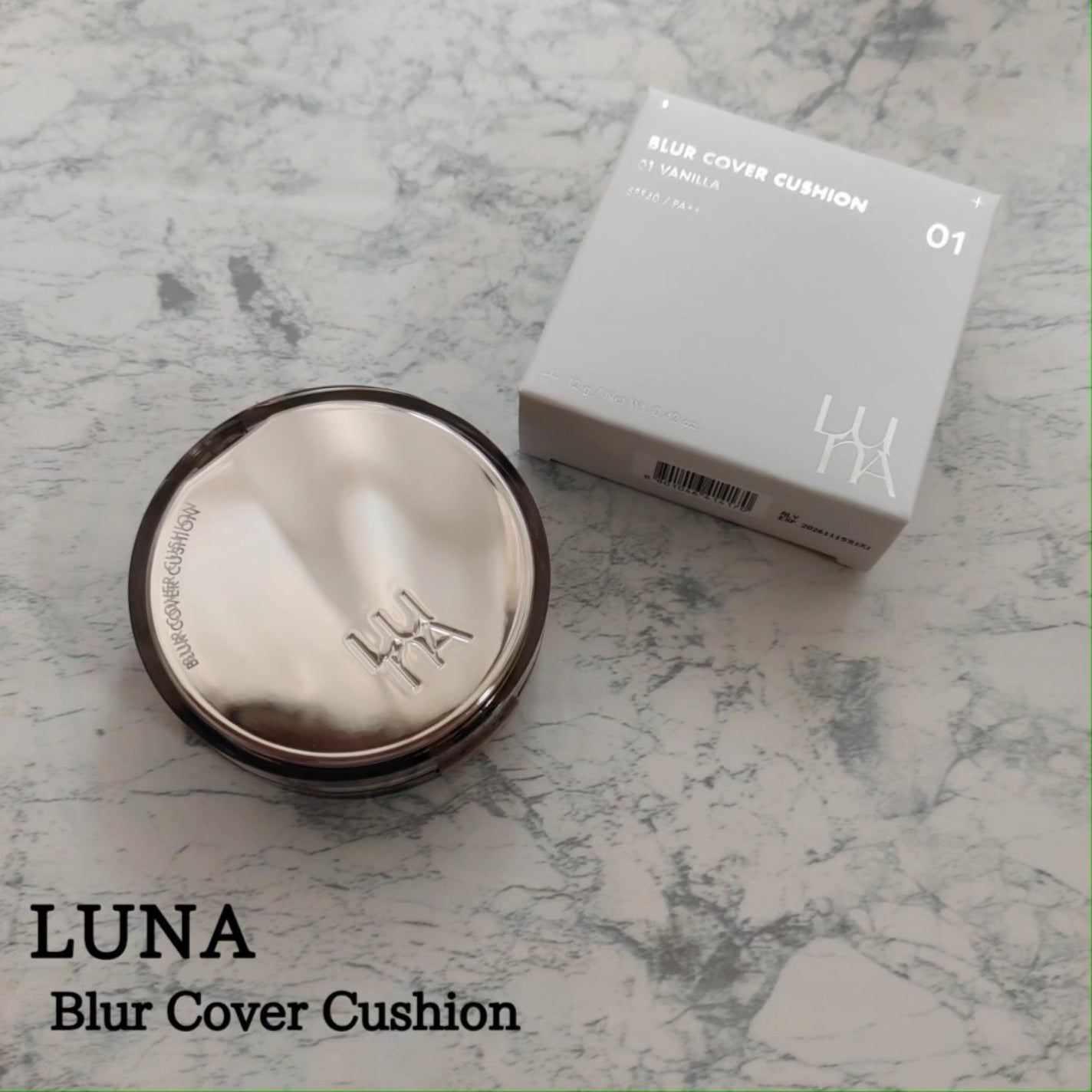 ブラーカバークッション/LUNA/クッションファンデーションを使ったクチコミ(1枚目)