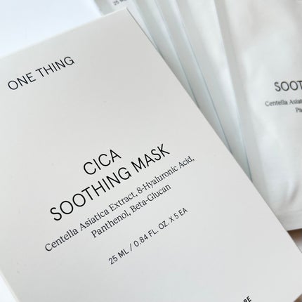 CICAスージングマスク/ONE THING/シートマスク・パックを使ったクチコミ(2枚目)