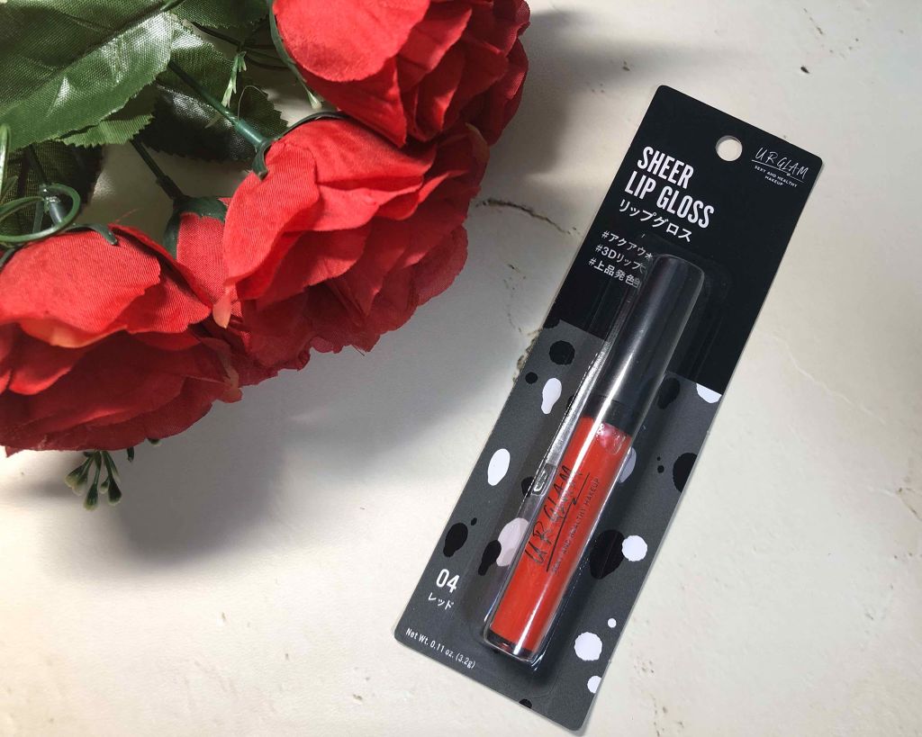 UR GLAM SHEER LIP GLOSS/U R GLAM/リップグロスを使ったクチコミ(1枚目)