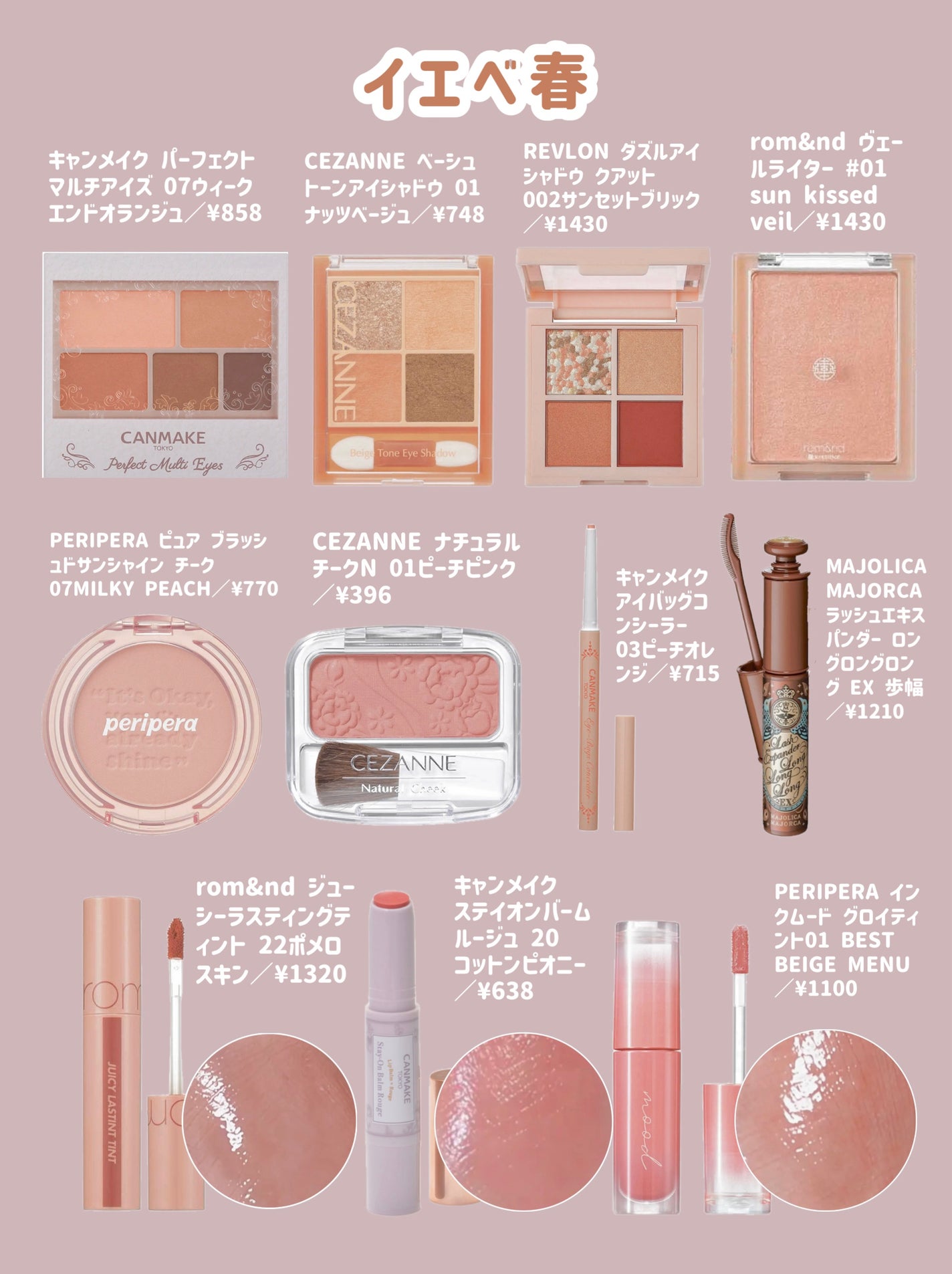 パーフェクトマルチアイズ/キャンメイク/アイシャドウパレットを使ったクチコミ(3枚目)