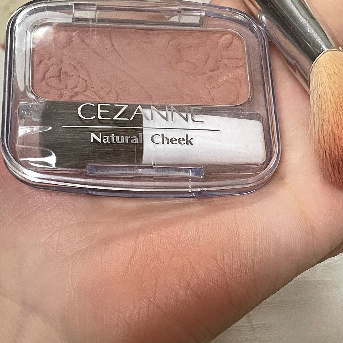 ナチュラル チークN/CEZANNE/パウダーチークを使ったクチコミ(4枚目)