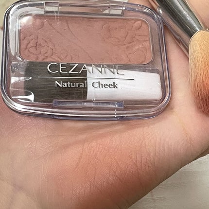 ナチュラル チークN/CEZANNE/パウダーチークを使ったクチコミ(4枚目)