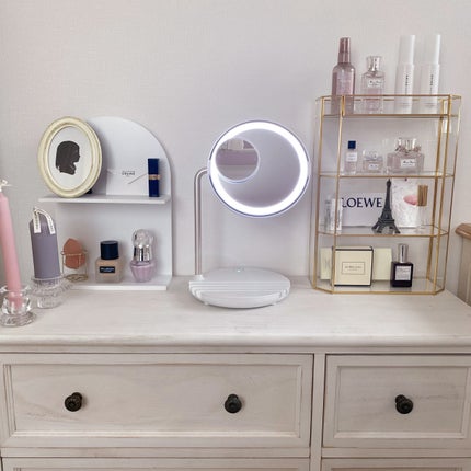 充電式LEDファンミラー/FESTINO/その他化粧小物を使ったクチコミ(7枚目)