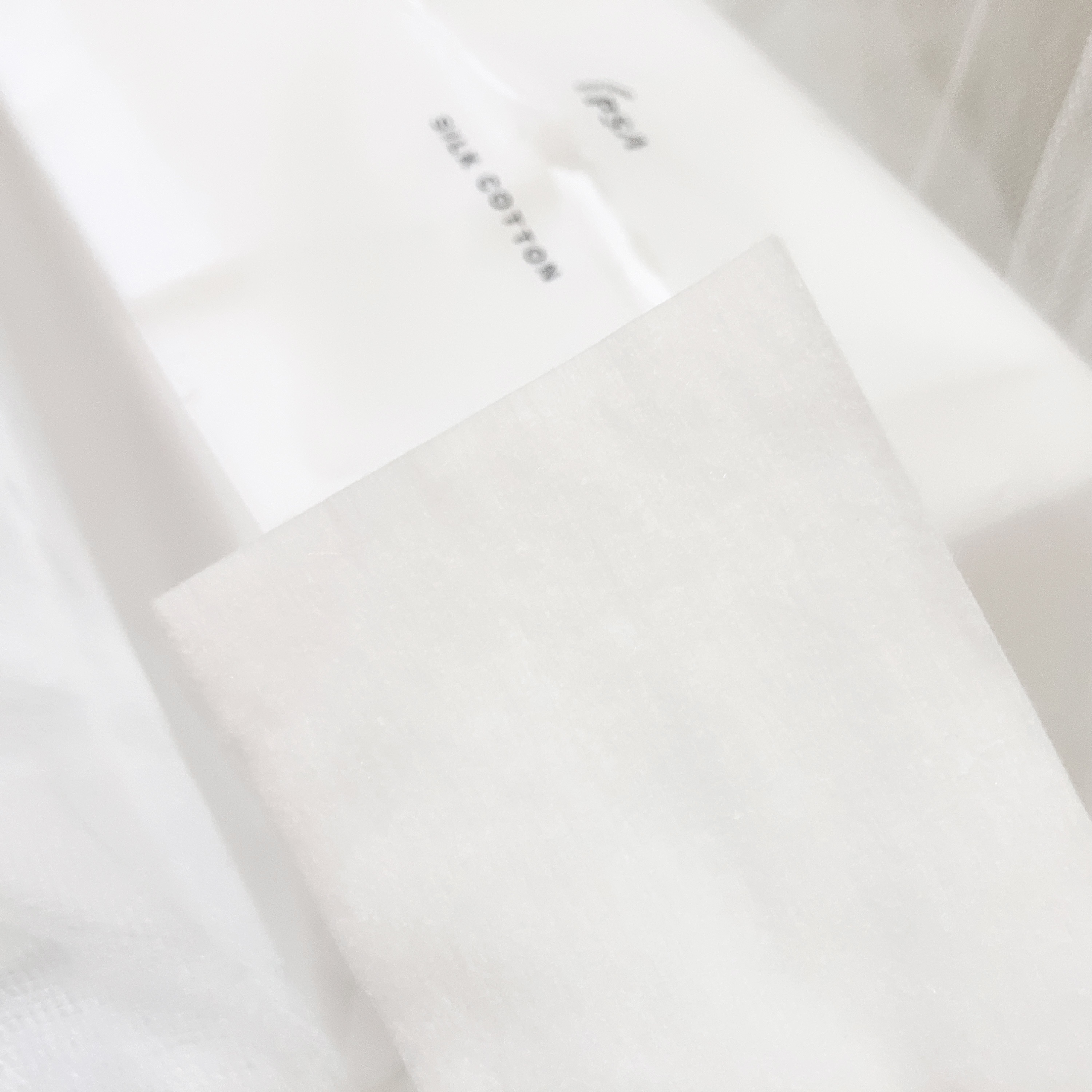 シルクコットン/IPSA/コットンを使ったクチコミ（2枚目）