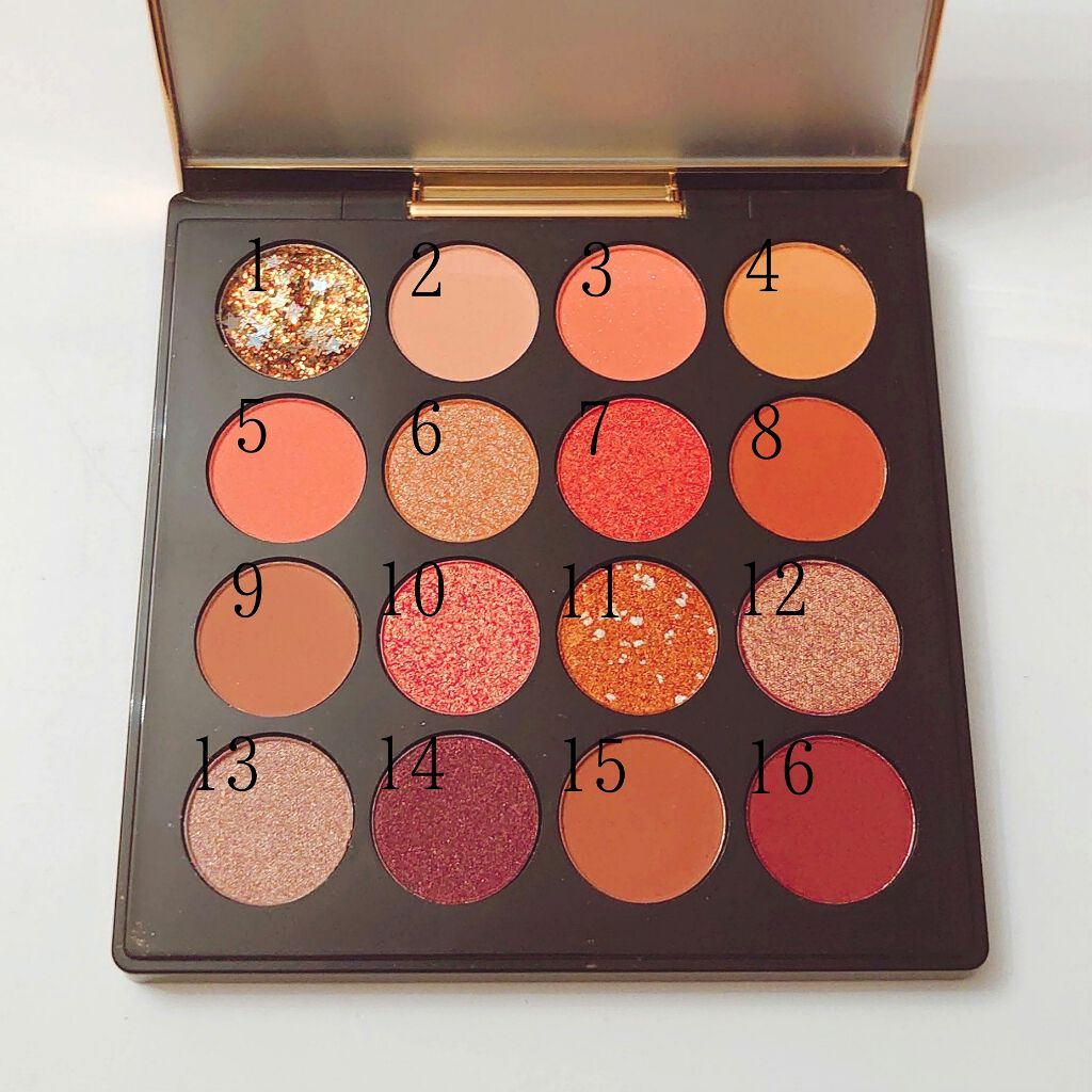 大英博物館 エジプトシリーズ アイシャドウパレット/ZEESEA/アイシャドウパレットを使ったクチコミ(4枚目)