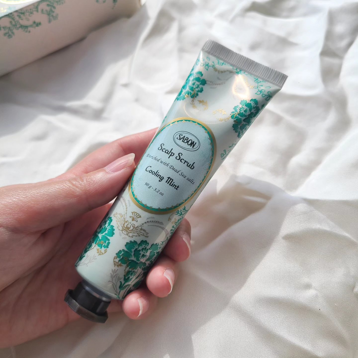 ヘッドスクラブ リフレッシング(ミント)/SABON/ヘッドスクラブを使ったクチコミ（2枚目）