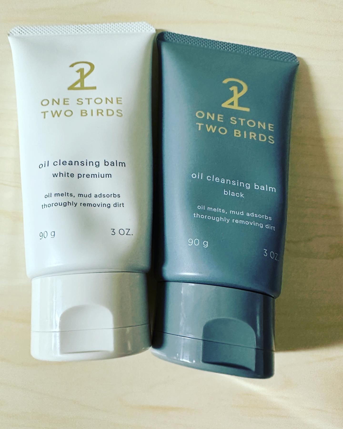 オイルクレンジングバーム ブラック/ONE STONE TWO BIRDS/クレンジングバームを使ったクチコミ（2枚目）
