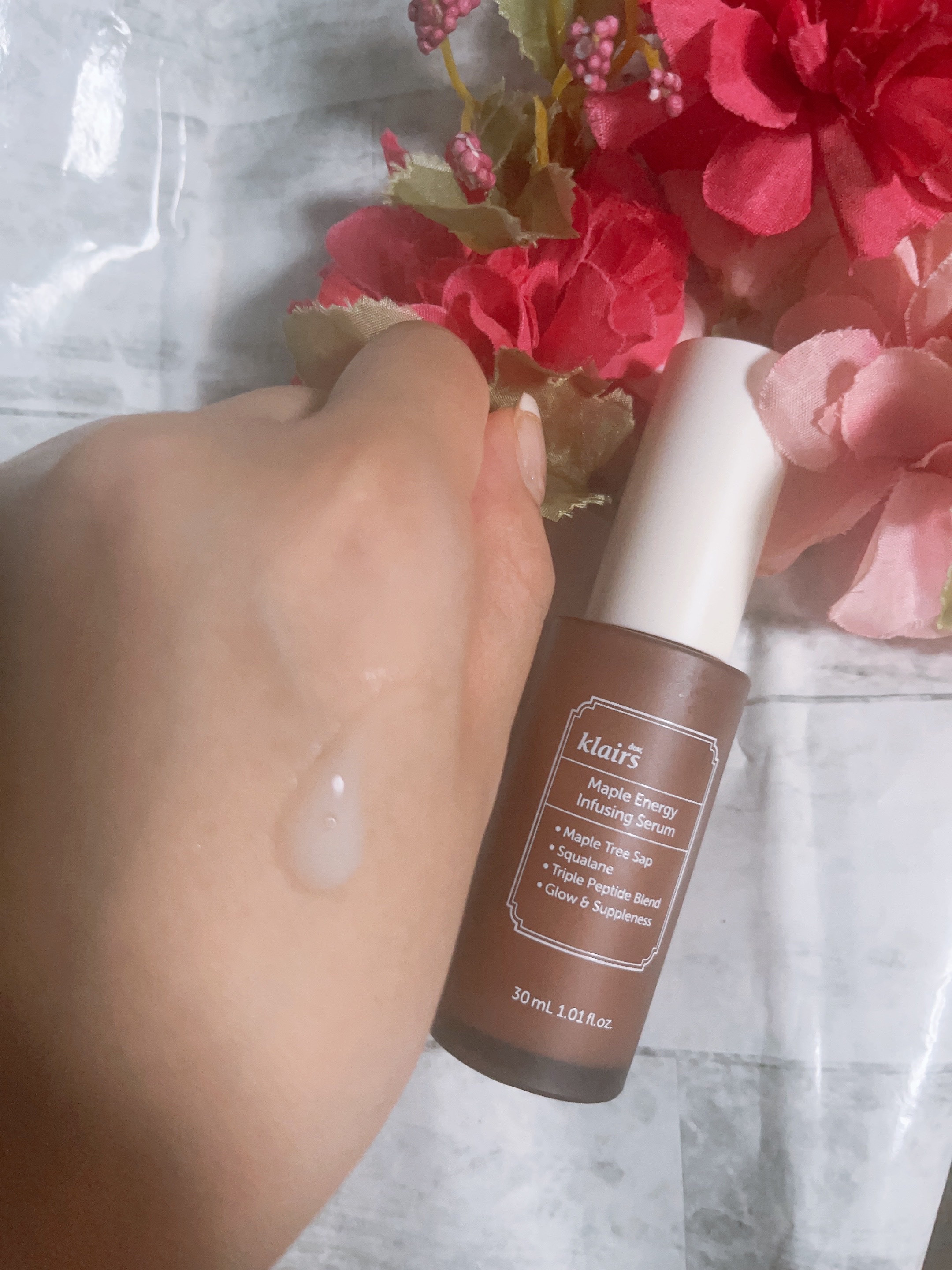 メープルエナジーインフュージングクリーム/Klairs/フェイスクリームを使ったクチコミ（2枚目）