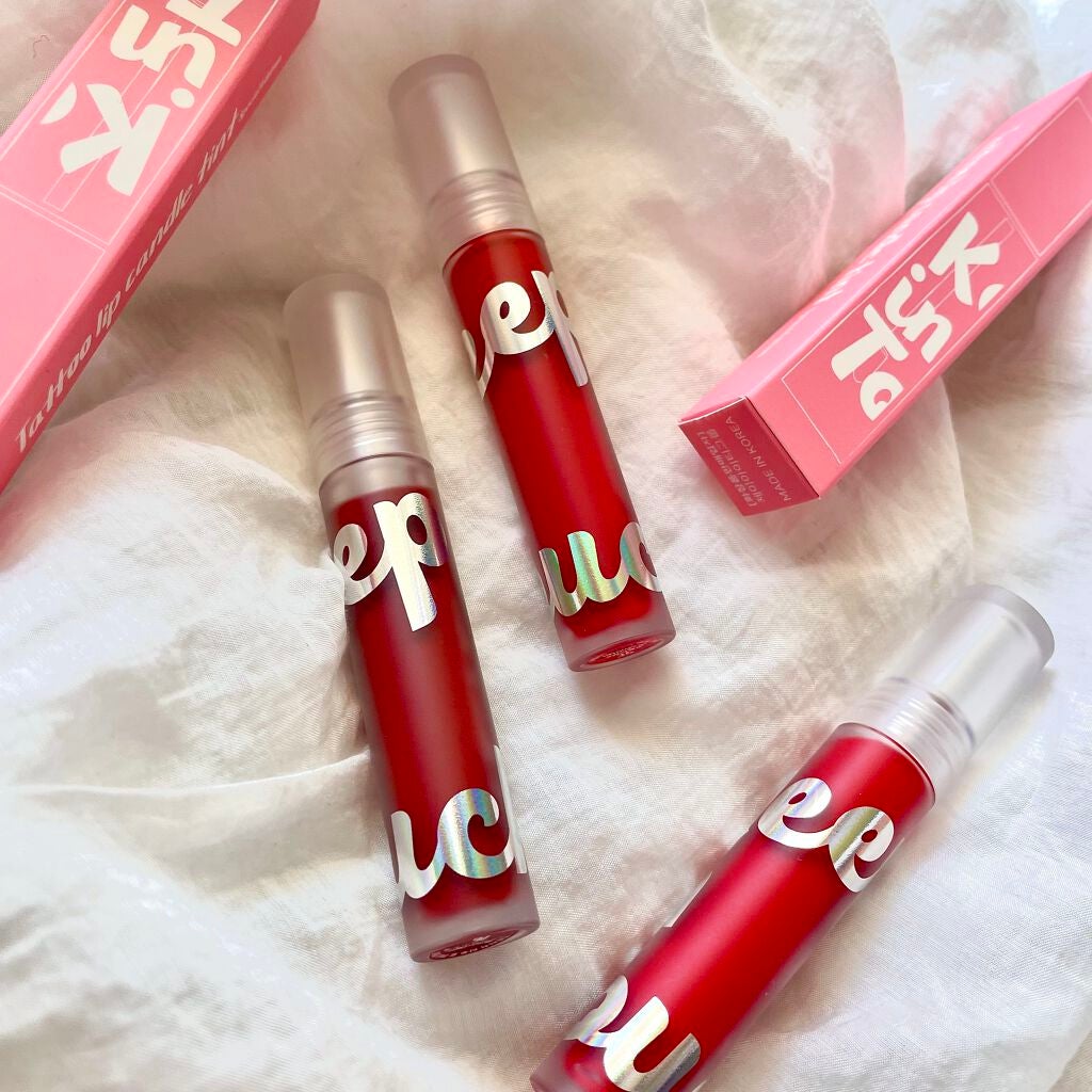 タトゥーリップキャンドルティント ホットサマーエディション/Keep in Touch/リップティントを使ったクチコミ(1枚目)