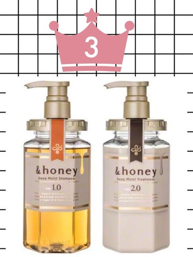 ディープモイスト シャンプー1.0／ヘアトリートメント2.0/&honey/シャンプー・コンディショナーを使ったクチコミ（2枚目）