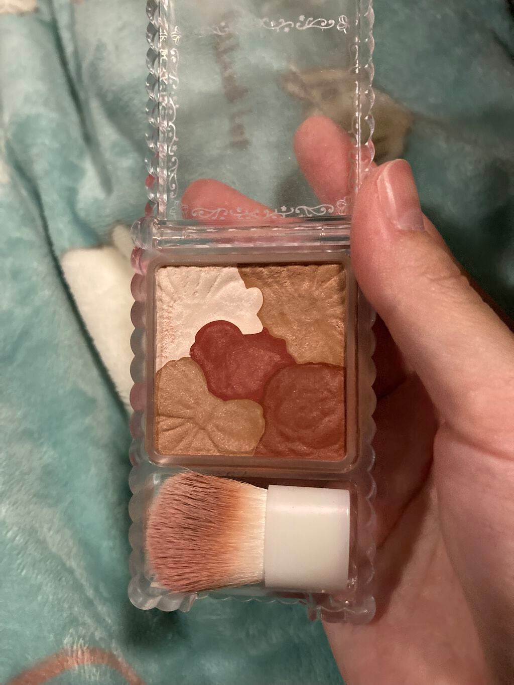 グロウフルールチークス/キャンメイク/パウダーチークを使ったクチコミ(2枚目)