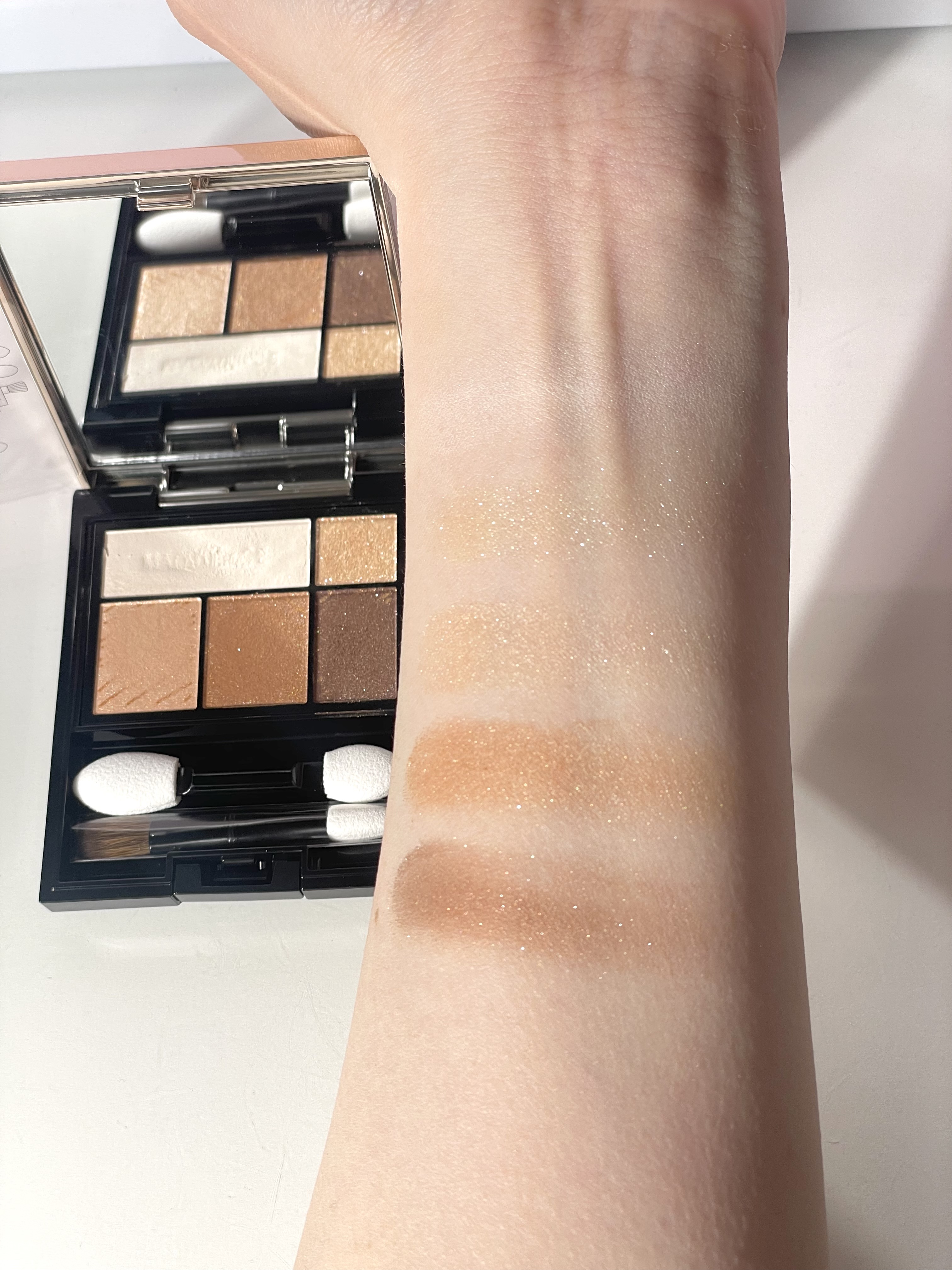 ドラマティックスタイリングアイズ OR303 オレンジキャラメル/マキアージュ/アイシャドウパレットを使ったクチコミ（2枚目）