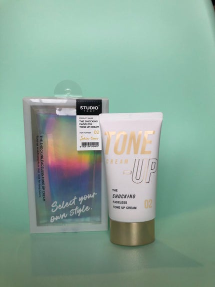 THE SHOCKING FADELESS TONE UP CREAM/TONYMOLY/化粧下地を使ったクチコミ(2枚目)