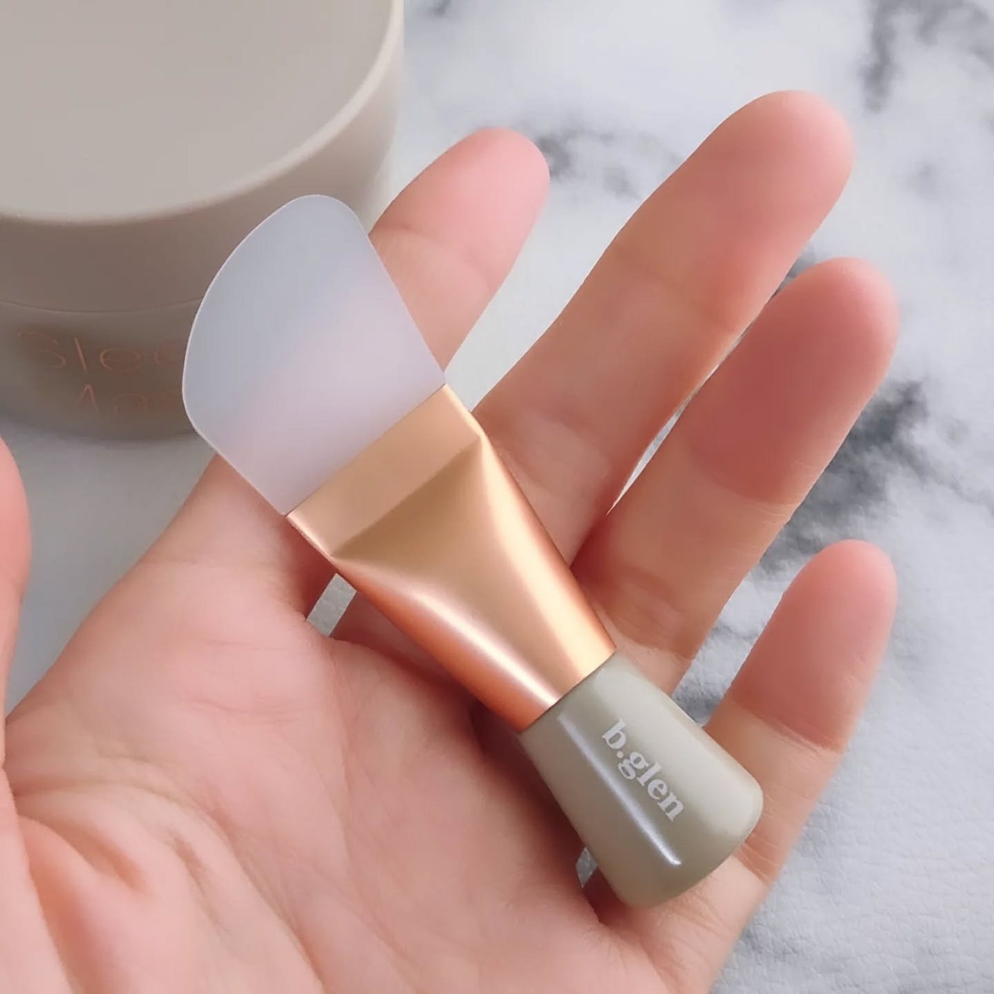 スリーピングマスク with CICA/b.glen/フェイスクリームを使ったクチコミ(3枚目)