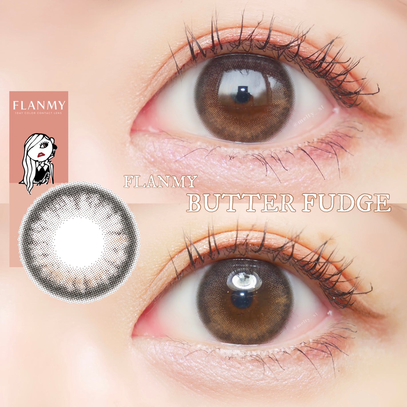 FLANMY 1day/FLANMY/ワンデー(1DAY)カラコンを使ったクチコミ(1枚目)