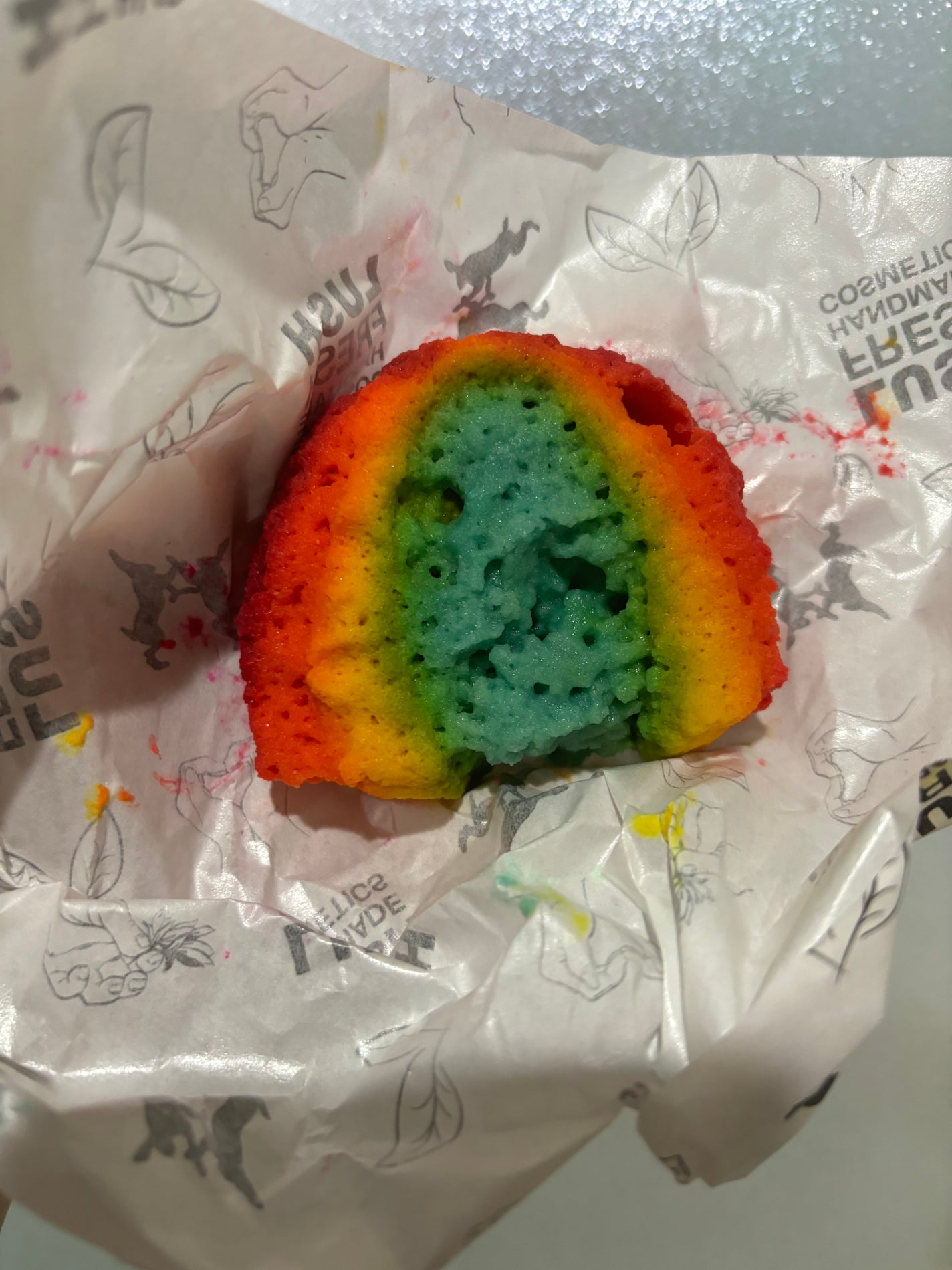 レインボウ/ラッシュ/炭酸系入浴剤を使ったクチコミ(1枚目)