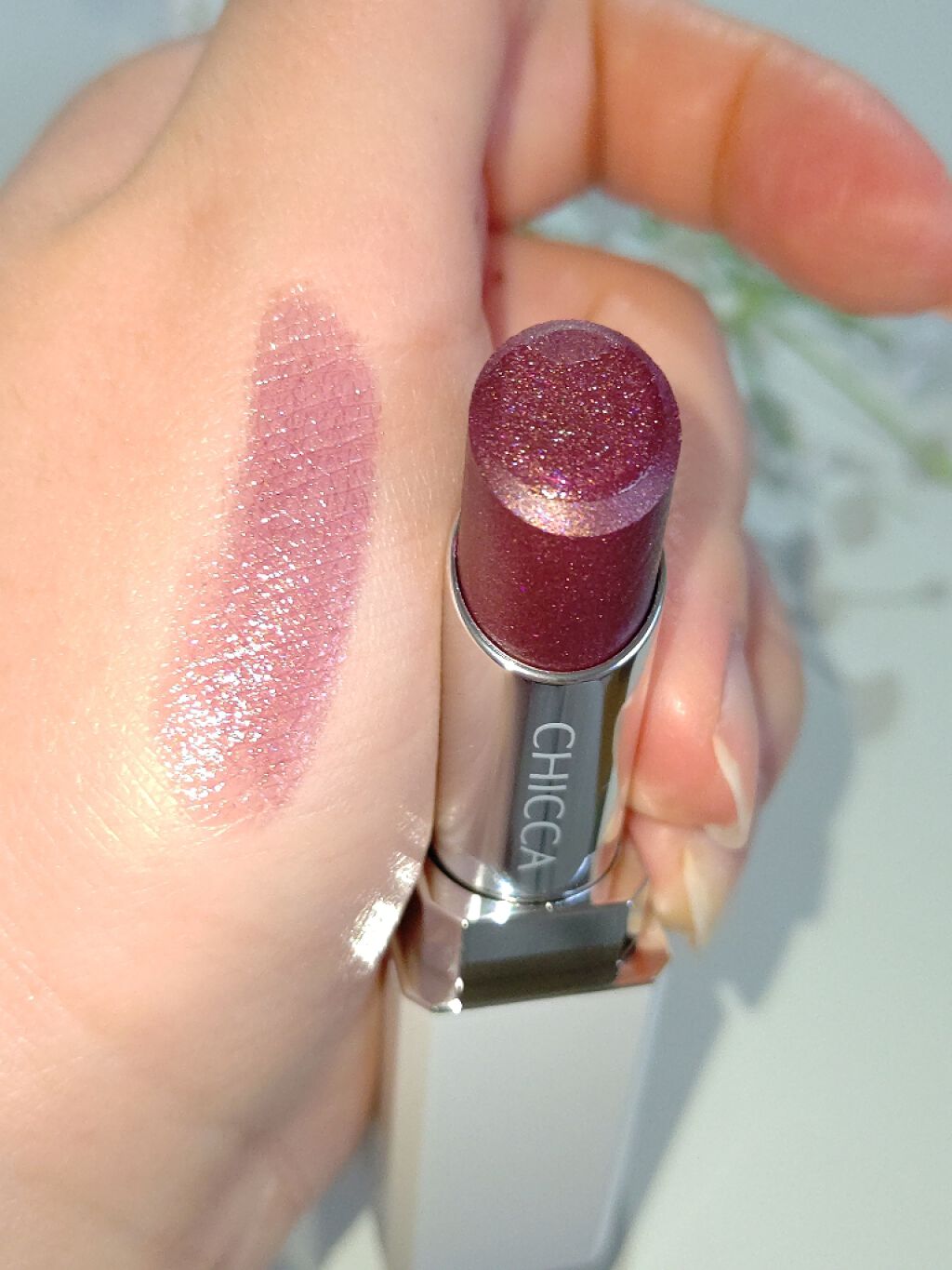 メスメリック リップスティック/CHICCA/口紅を使ったクチコミ(3枚目)