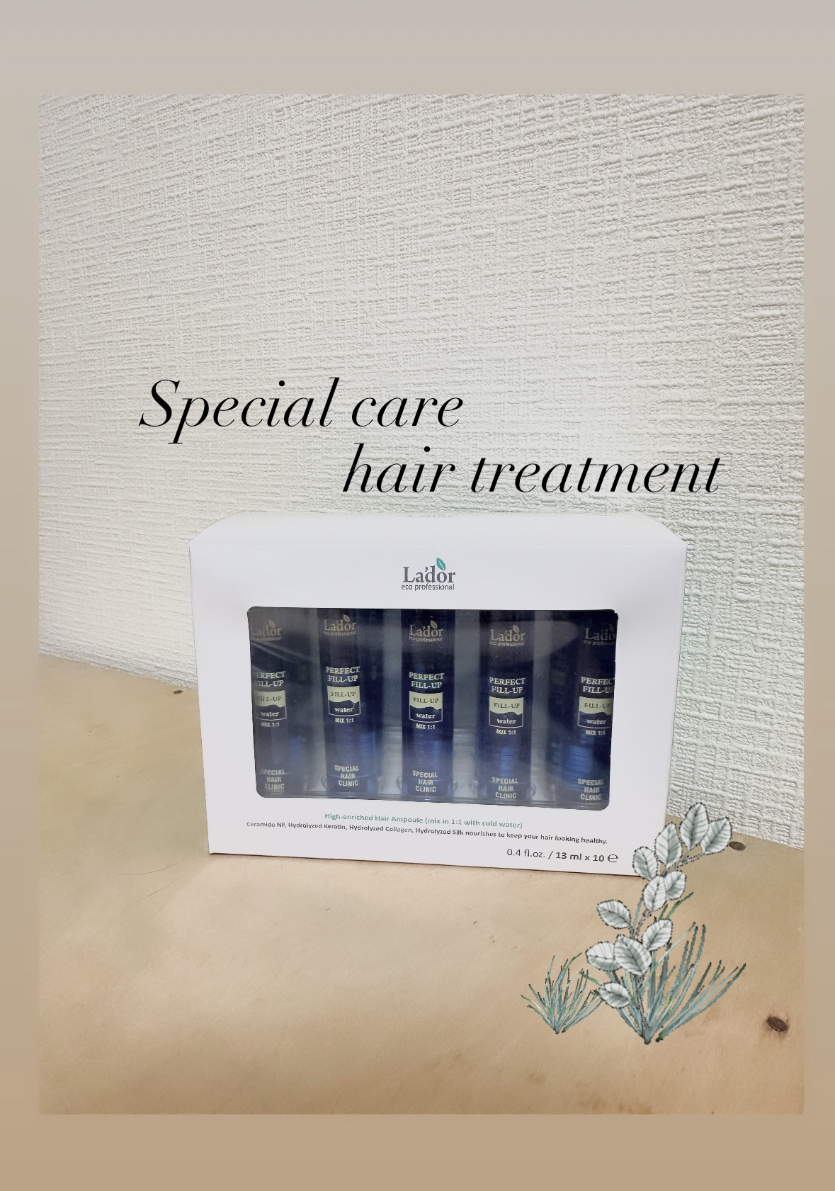 PERFECT HAIR FILL-UP/La'dor/洗い流すヘアトリートメントを使ったクチコミ（2枚目）