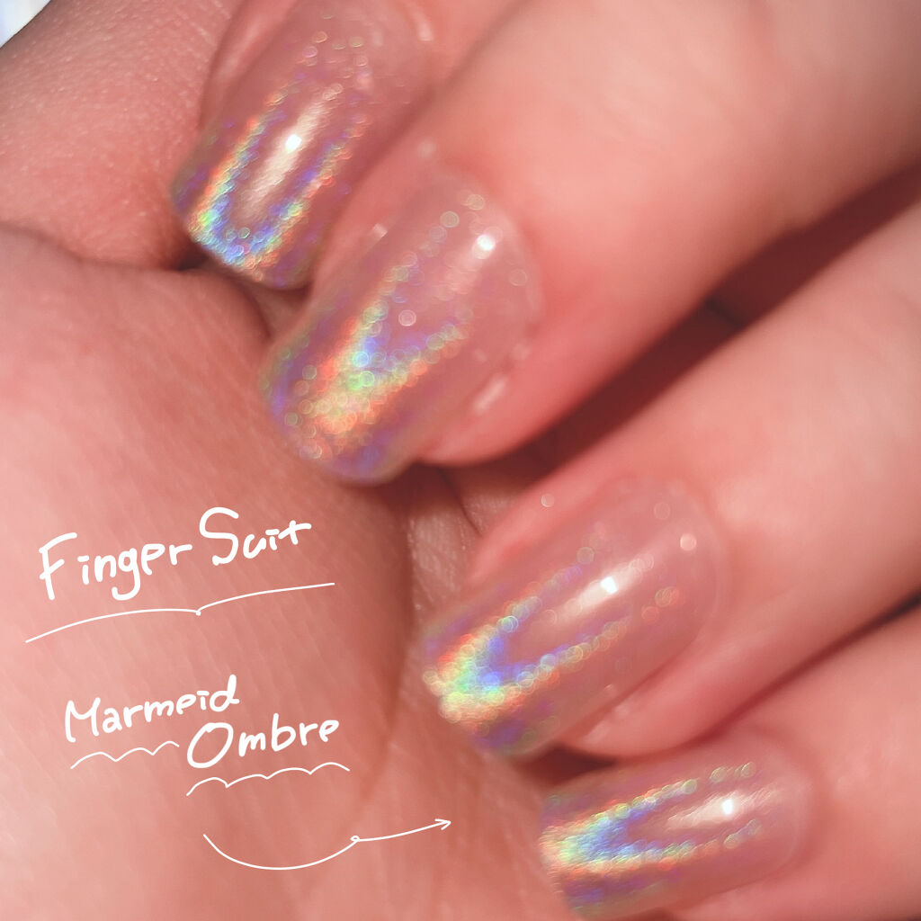 ネイルチップ(シールタイプ)/FINGER SUIT/ネイルチップ・パーツを使ったクチコミ（3枚目）