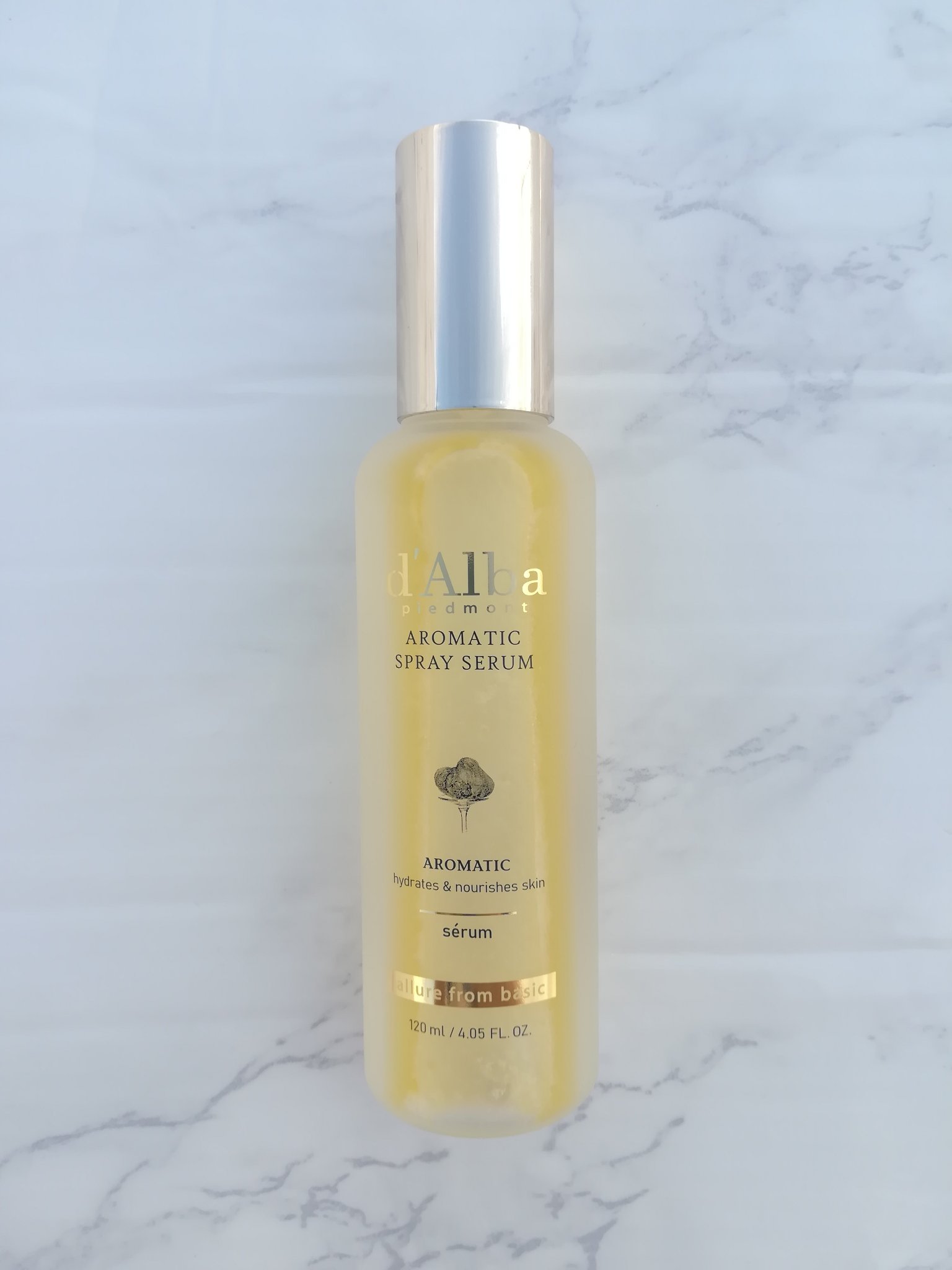 ホワイトトリュフファーストアロマティックスプレーセラム/ダルバ/ミスト状化粧水を使ったクチコミ（1枚目）