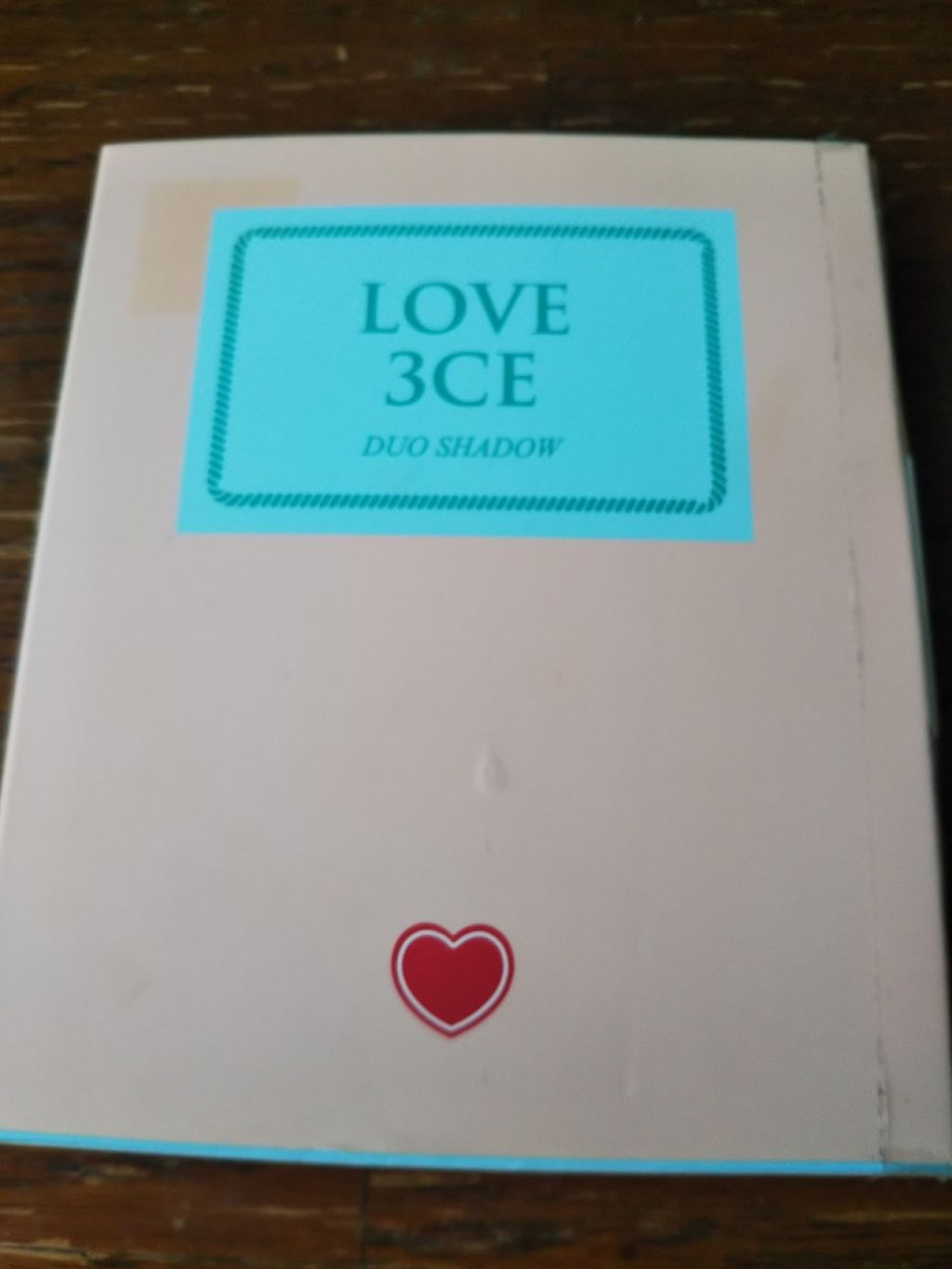 LOVE 3ce DUO SHADOW/3CE/アイシャドウパレットを使ったクチコミ（1枚目）