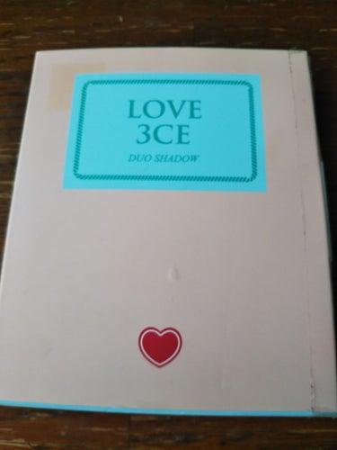 LOVE 3ce DUO SHADOW/3CE/パウダーアイシャドウを使ったクチコミ（1枚目）