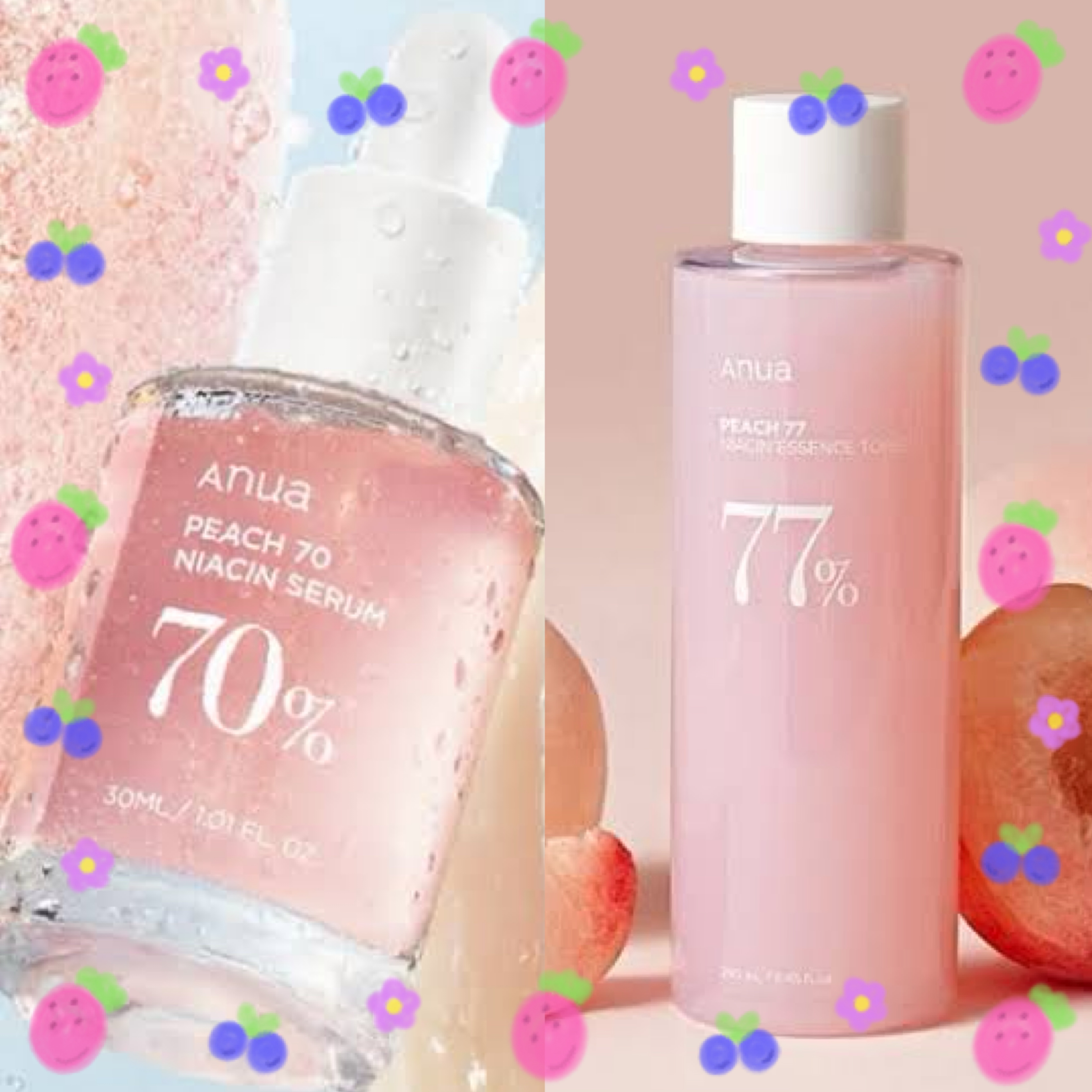 桃70%ナイアシンセラム/Anua/美容液を使ったクチコミ（2枚目）