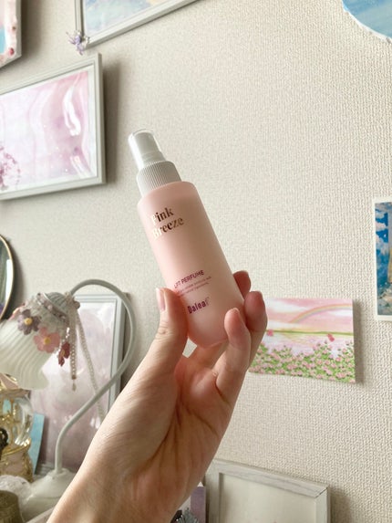 パフュームヘアパックインミスト Pink Breeze/Daleaf/アウトバストリートメントを使ったクチコミ(2枚目)