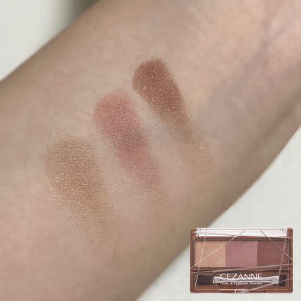 ノーズ&アイブロウパウダー/CEZANNE/パウダーアイブロウを使ったクチコミ(4枚目)